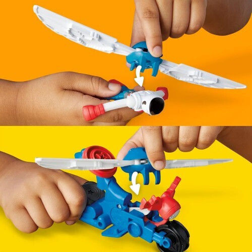 Hasbro Play-Doh Plasticină Set De Joc Captain America Pentru 3+ Ani 3 Buc