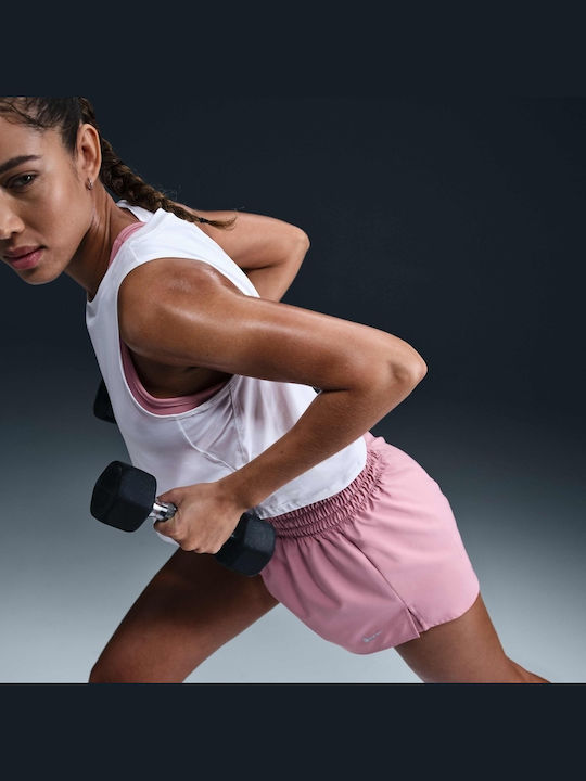 One Women's High-waisted Sporty Shorts Dri-Fit Pink
