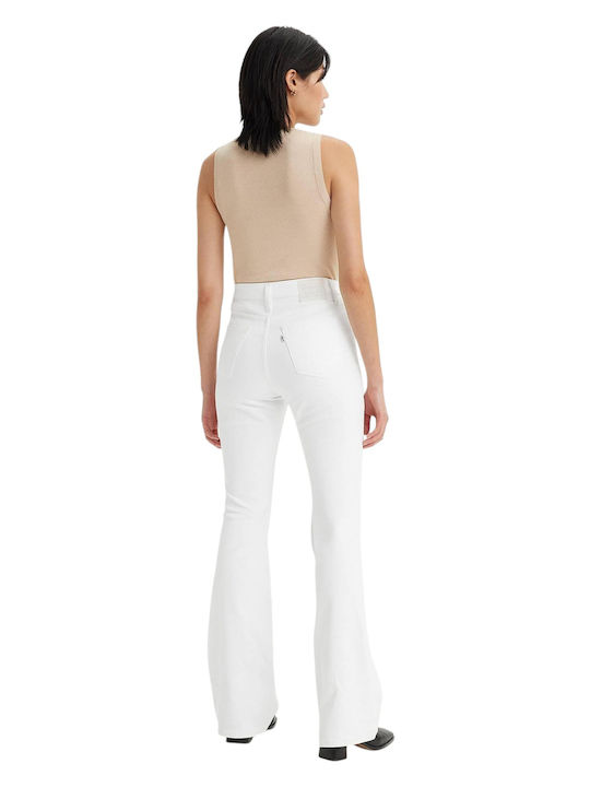 726 Women's Fabric Trousers Flared White