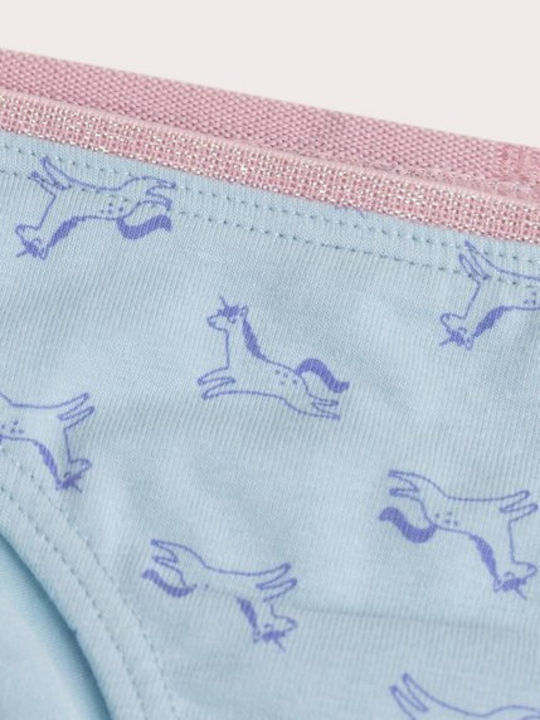 Dpam Multi Unicorns Παιδικό Σετ με Βρακάκια Μπλε
