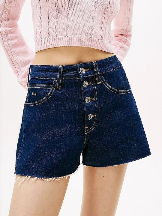 Γυναικείο Ψηλόμεσο Σορτς Denim