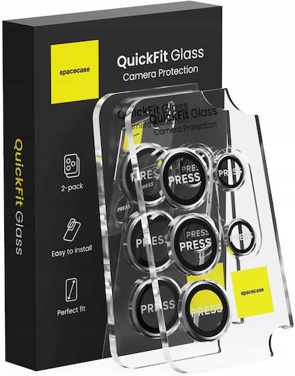 Spacecase Quickfit Camera Protection Tempered Glass Silver for the Samsung Galaxy S25 Ultra