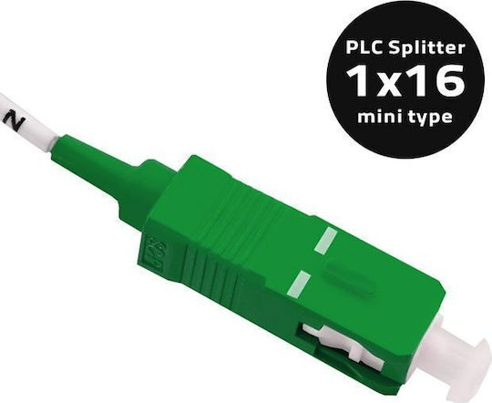 Qoltec Оптичен Сплитер 1x16 G.657a Sc Apc Sc Apc Едномодов 1.5m 54208 1119877 5901878542089