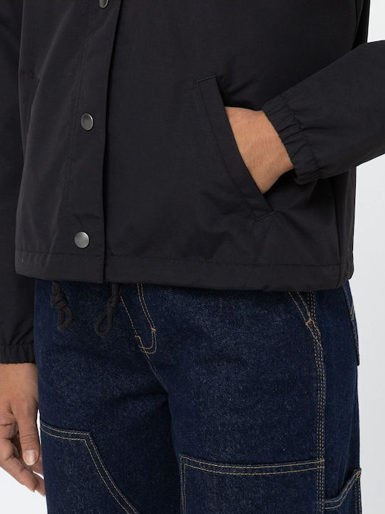 Oakport Women's Crop Lifestyle Jacket for Winter Black