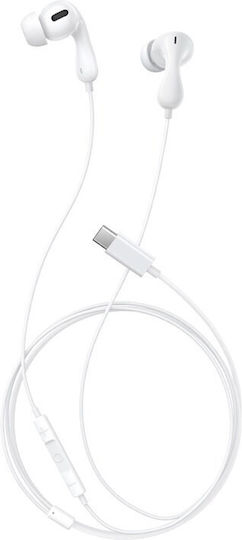 Baseus Encok CZ20 In-ear Handsfree Headphones with Connector USB-C White
