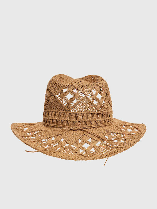 Funky Buddha Fabric Women's Hat Beige