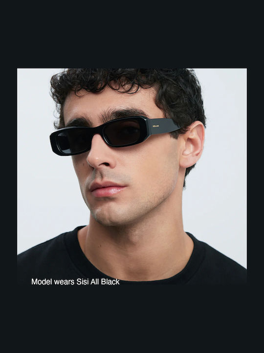 Meller Sisi Unisex Γυαλιά Ηλίου με Μαύρο Κοκκάλινο Σκελετό και Μαύρο Polarized Φακό SIS-TUTCAR