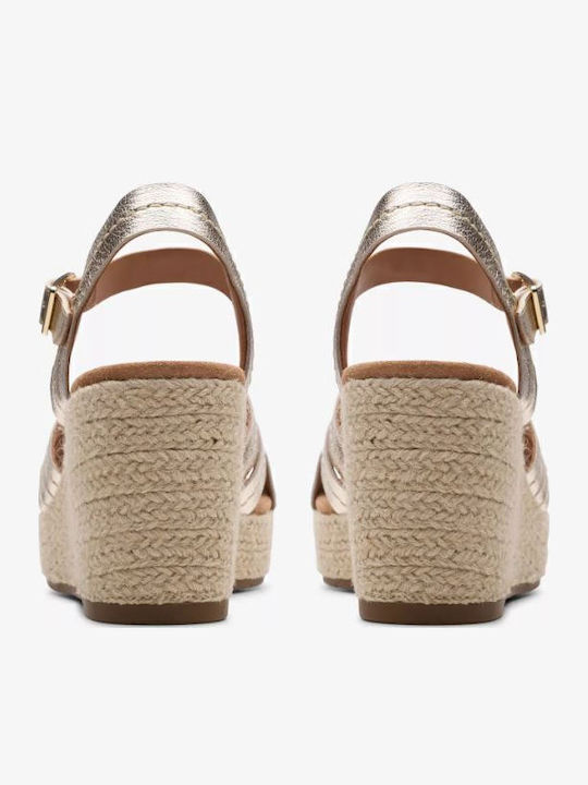 Strap Platforme Dama Aurii
