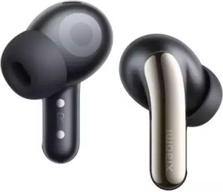 Xiaomi Buds 5 Pro Wi-Fi Bluetooth Handsfree Ακουστικά με Αντοχή στον Ιδρώτα και Θήκη Φόρτισης Translucent Black