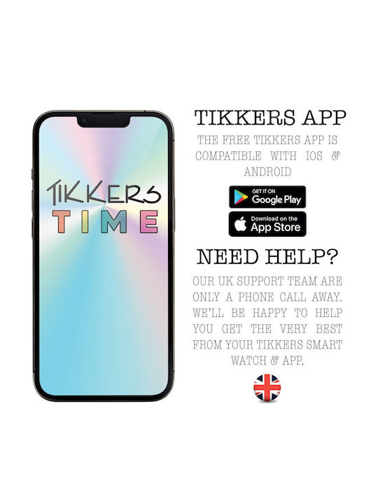 Tikkers Παιδικό Smartwatch Πράσινο