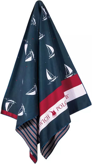 Greenwich Polo Club Microfiber Body Towel 280g/m² Blue 80x170cm
