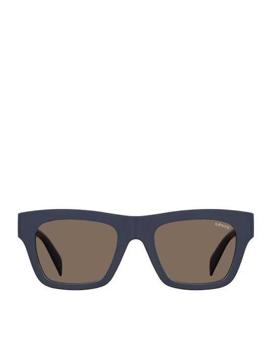 Levi's Men's Sunglasses with Blue Plastic Frame and Brown Lens LV-1026-S-PJP