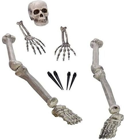 Amscan Skelett Hängendes Ornament für Party Halloween 10Stück 15cm