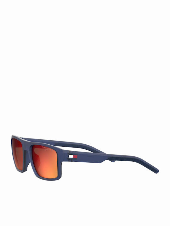 Tommy Hilfiger Men's Sunglasses with Navy Blue Horn-Rimmed Frame