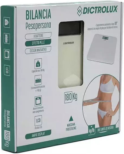 DictroLux Ψηφιακή Ζυγαριά 180kg Μπεζ 060177