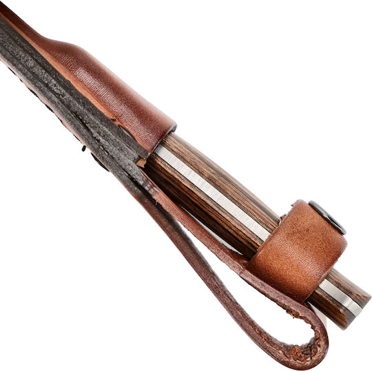Benchmade Saddle Mountain Skinner Μαχαίρι Καφέ σε Δερμάτινη Θήκη