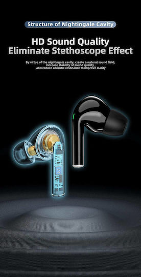 Awei T29 Pro In-ear Bluetooth Handsfree Ακουστικά με Θήκη Φόρτισης Ice Crack Orange