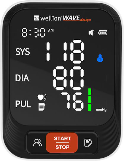 Wellion Wave Design Digital Arm Blood Pressure Monitor