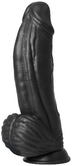 Hidden Desire Analdildo mit Vibration Schwarz 28cm