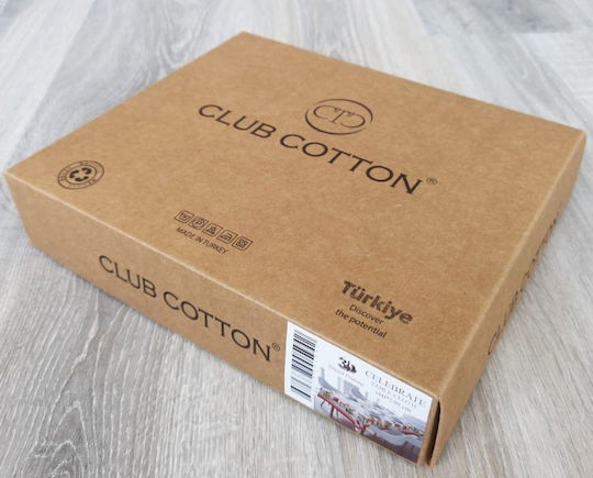 Cotton Club Set Cearceaf Pentru Copii Single Albă Cotton Club Set Cearceaf Pentru Copii Single Albă