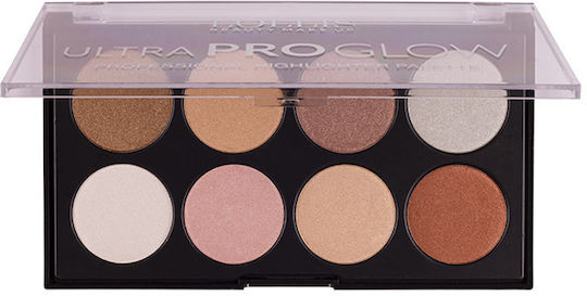 Lollis Beauty Make Up Ultra Pro Glow Сенки за Очи в Пресована Пудра Прозрачна Форма