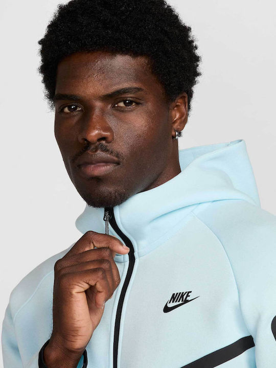 Tech Fleece Ζακέτα με Κουκούλα Blue