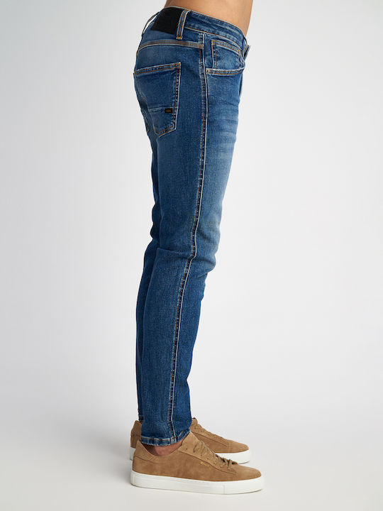 Sapphire Men's Elastic Jeans Pants with Slim Tapered Fit Sapphire