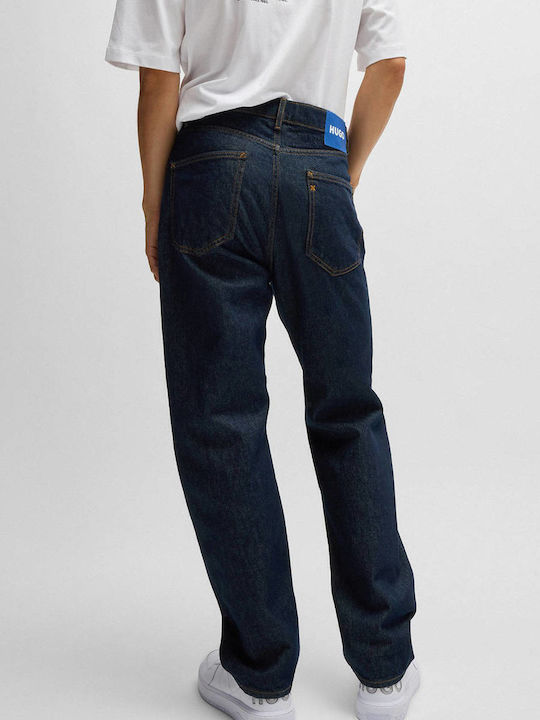 Hugo Jonah Men's Jeans Pants Straight Dark Blue