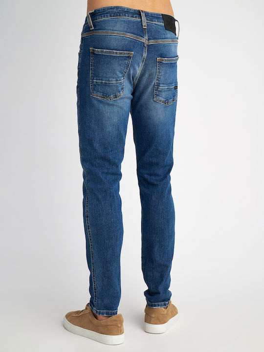 Sapphire Men's Elastic Jeans Pants with Slim Tapered Fit Sapphire