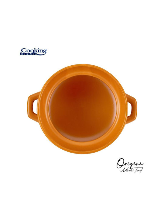 Heinner Oala Ceramica Ceramic Round Heat-Resistant Cookware with Lid 6000ml