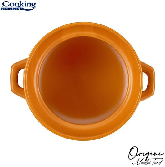Heinner Oala Ceramica Ceramic Round Heat-Resistant Cookware with Lid 6000ml