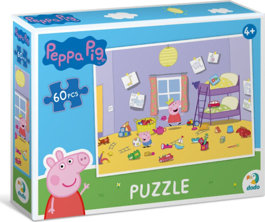 Детски Пъзел Peppa" Забавление за 4+ години+ Години 60бр Dodo