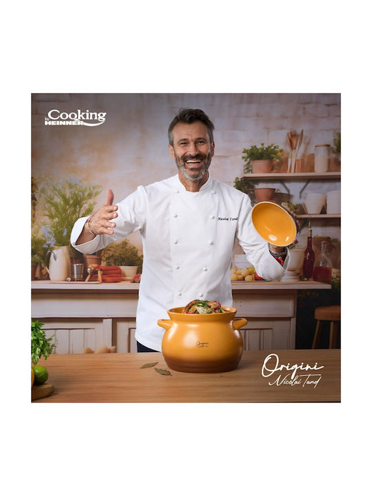 Heinner Oala Ceramica Ceramic Round Heat-Resistant Cookware with Lid 6000ml
