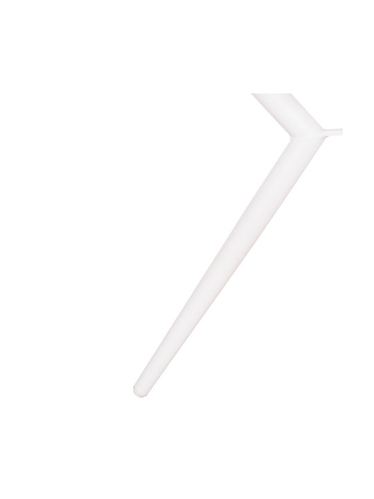 Masa pentru spații exterioare Aluminiu Higer Alb 126x126x74buc