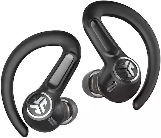 Jlab Epic Sport ANC 3 In-ear Bluetooth Handsfree Ακουστικά με Αντοχή στον Ιδρώτα και Θήκη Φόρτισης Μαύρα