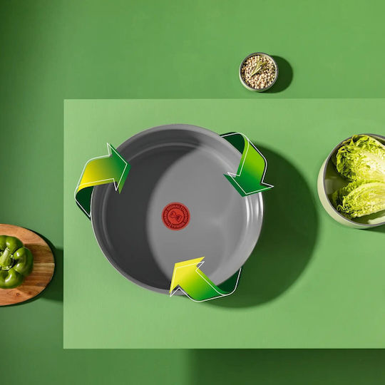 Tefal Ingenio Renew Σετ Τηγάνια Grey με Αντικολλητική Επίστρωση 2τμχ