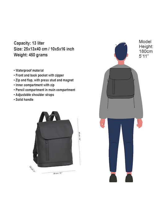 New Rebels Backpack Μαύρο