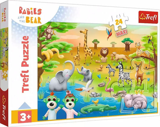 Puzzle Maxi 24 Safari Bobaski Kazstudio 14373