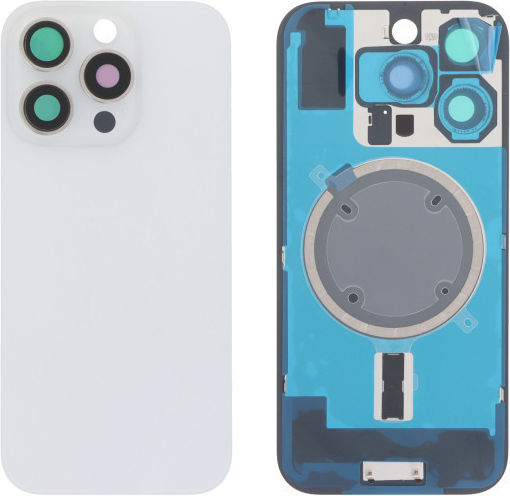 Заден капак iPhone 16 Pro бял титан
