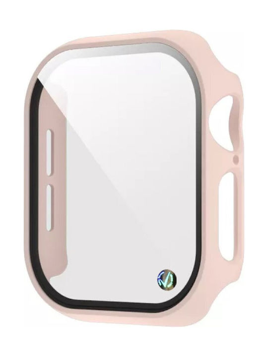 Volte-Tel Πλαστική Θήκη σε Ροζ χρώμα για Apple Watch 10 42mm