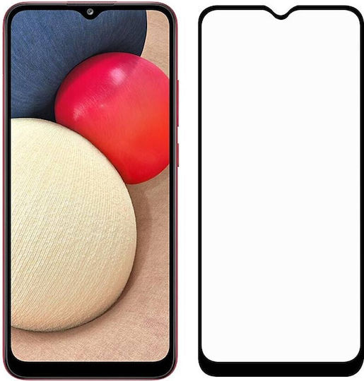 5D Full Face Tempered Glass Black (Galaxy A03sOppo A17)