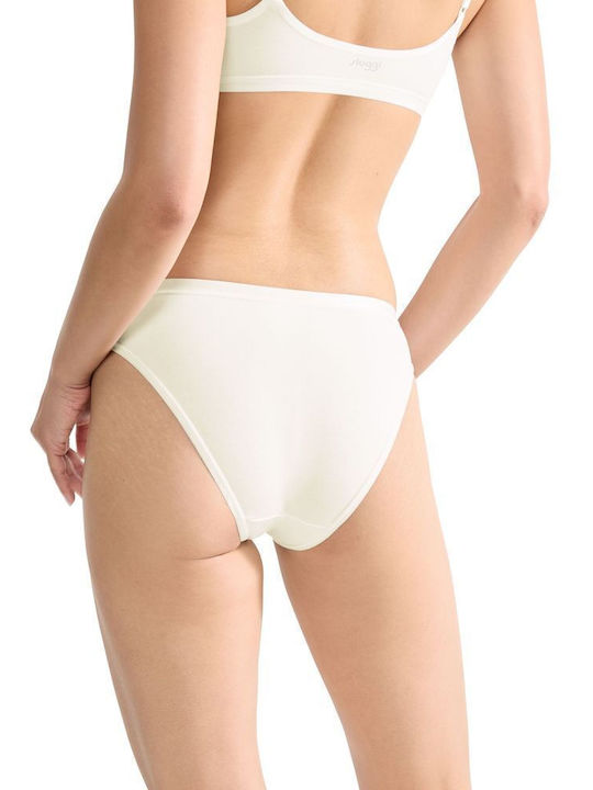 Βαμβακερά Дамско Слип 3Pack Cream