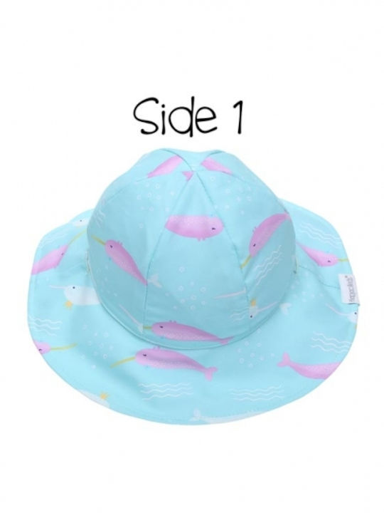 Flapjackkids Παιδικό Καπέλο Bucket Υφασμάτινο Αντηλιακό Γαλάζιο