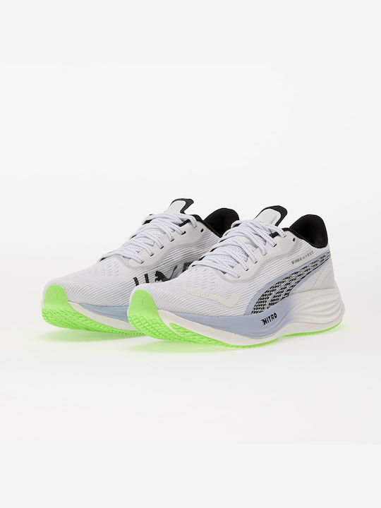 Velocity Nitro 3 Women's Sport Shoes Running Puma White Cool Weather