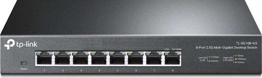 TP-LINK TL-SG108S-M2 Unmanaged L2 Switch with 8 Ethernet Ports
