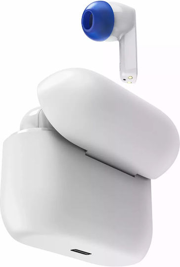 HAMA Passion Clear II In-ear Bluetooth Handsfree Căști cu Carcasă de Încărcare Alb