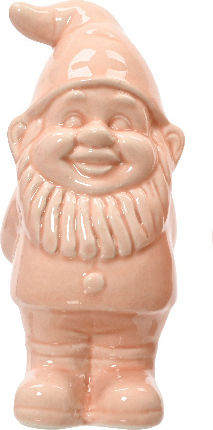 Kaemingk Christmas Ceramic Figure Dwarf Orange Length 5cm 2pcs