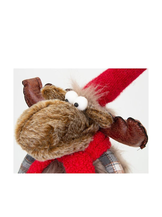 Saska Garden Illuminated Christmas Plush Figure Reindeer Height 69cm
