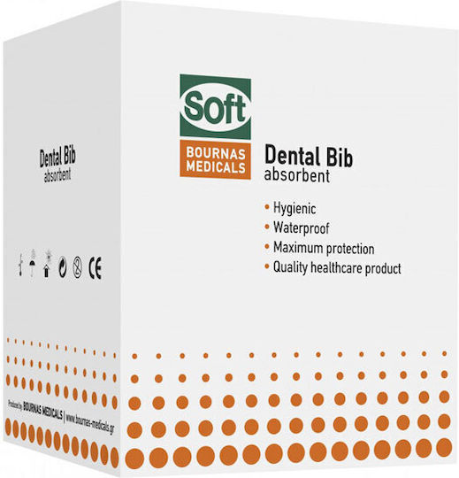 Bournas Medicals Dental Black Towel 2ply + 1ply with Dispenser