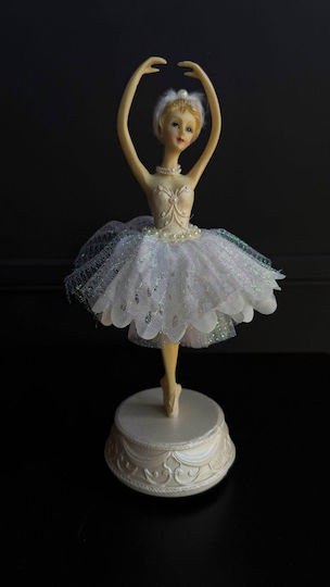Weihnachtliche Figur Balletttänzerin Weiß Διακοσμητικό